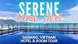 Serene Beach Hotel Danang Vietnam  Hotel and Room Tour [upl. by Odericus]