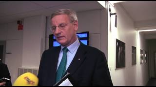 Carl Bildt om situationen i Ukraina quotEtt memento som är allvarligtquot [upl. by Nelleoj321]