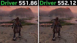 Nvidia Driver 55186 vs Nvidia Driver 55212  Test in 7 Games [upl. by Nroht]