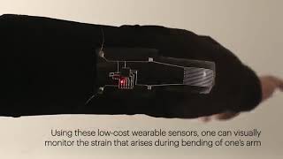 Flexible wearable sensors made with stretchable conductive ink [upl. by Eilyab]