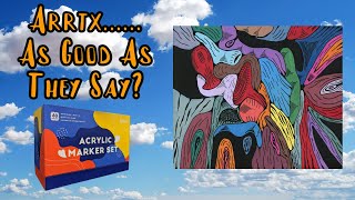 Arrtx Acrylic Marker Review  60 Set A [upl. by Fraase]