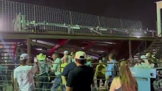 Boerne rodeo attendees recall ‘incredible’ community response as bleachers collapse [upl. by Ulah]