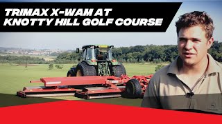 Trimax XWAM Mowing Knotty Hill Golf Course [upl. by Annocahs]