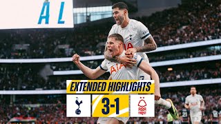 TOTTENHAM HOTSPUR 31 NOTTINGHAM FOREST  PREMIER LEAGUE EXTENDED HIGHLIGHTS [upl. by Nivlak]