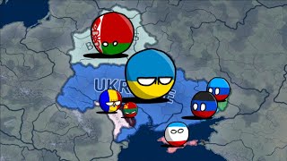 HOI4 Timelapse Eastern Europe Battle Royale [upl. by Gunter]