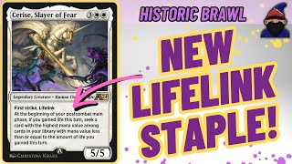 Card Advantage With Lifelink  Cerise Slayer of Fear  Historic Brawl MTG Arena [upl. by Brunhilde]