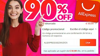 ✅ Cómo obtener CUPONES DE DESCUENTO 90 en AliExpress 2024 Códigos Promocionales [upl. by Nodnnarb560]