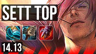 SETT vs MORDEKAISER TOP  Rank 11 Sett  BR Challenger  1413 [upl. by Ayoj]