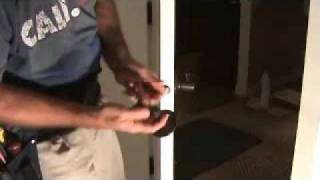 How to repair a privacy lever locking door handle [upl. by Derr]