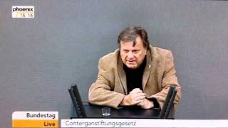 Conterganstiftungsgesetz Dr Ilja Seifert  Die Linken  2009MOV [upl. by Adnih381]