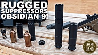 Rugged Suppressors Obsidian 9 Modular 9mm Silencer [upl. by Ahser]