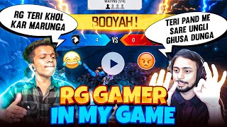 RGGamerLive IN MY GAME  RG GAMER CALL ME REPRESENT TERI PAND MAR DUNGA 😤🤬 [upl. by Flower695]