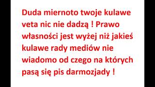 quotPrezentquot Dudy dla ludzi na Świeta  Duda miernoto twoje kulawe veta nic nie dadzą [upl. by Aeli]