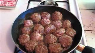 Polish Food  Meatballs with Mushroom Sauce  Polish Cuisine [upl. by Fawn907]