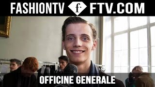 Officine Generale Backstage SpringSummer 2016  Paris Men’s Fashion Week  FashionTV [upl. by Kosel]