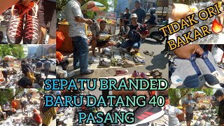 DATANG LAGI SEPATU BRANDED 40 PASANG TOTAL 150 PASANG‼️TIDAK ORI BAKAR🔥BANG OMEN WA 081399645727 [upl. by Hteb]