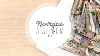 Cómo hacer unas sencillas navajas a la plancha  Recetas fáciles [upl. by Atikat601]