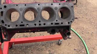 Ford Jubilee NAA Tractor Engine Rebuild Part 7 Parts and Block Cleaning [upl. by Laroy974]