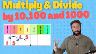 How To Multiply And Divide By 10 100 And 1000 MADE EASY [upl. by Ecyar62]