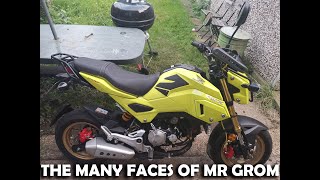 Honda MSX 125 Modified Grom 4 Takegawa [upl. by Aderb]