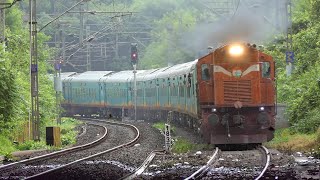 Beautiful Konkan Railways  GANAPATI Special Trains  ALCo vs EMD  Indian Railways [upl. by Barkley]