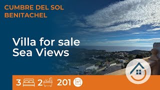 charming Mediterranean villa for sale Cumbre del Sol Costa Blanca [upl. by Notxarb]