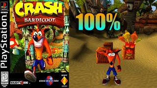 Crash Bandicoot 03 100 PS1 Longplay [upl. by Kester]