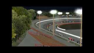 Testing the Motordrome Speedway for NR2003 [upl. by Arraek57]