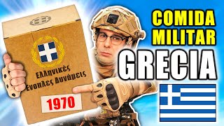 Probando COMIDA MILITAR de GRECIA de 1970  MRE Grecia [upl. by Nyladnor]