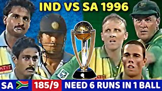 INDIA VS SOUTH AFRICA TITAN CUP FINAL1996 FULL MATCH HIGHLIGHTS  IND VS SA MOST SHOCKING EVER😱🔥 [upl. by Wohlert576]