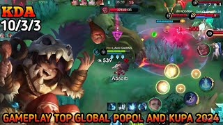 CARA MAIN POPOL AND KUPA DI SEASON TERBARU  GAMEPLAY TOP GLOBAL POPOL AND KUPA [upl. by Teragram423]