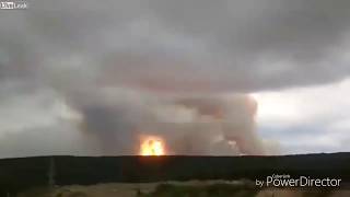 Nuclear Rocket explodes by accident in Russia [upl. by Macri]