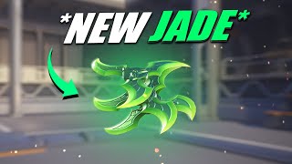 NEW GENJI JADE WEAPONS ON EVERY SKIN SHOWCASE OVERWATCH 2 [upl. by Kerry]