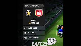 EAFC25 ☠️🔥eafc24 fifa fifamobile fifa23 eafc shorts [upl. by Nappy]