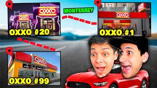 VISITAMOS 100 OXXO’s en 24 HORAS con 100 PESOS… FtYAIR17 y VALDO [upl. by Alyahsal]