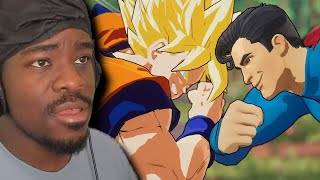 Goku VS Superman Death Battle Reaction [upl. by Aisat11]