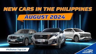 New Cars in the Philippines  August 2024  Philkotse Top List [upl. by Henka]