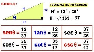 Razones Trigonometricas de un Angulo Agudo Ejercicios Resueltos Nivel 1 Trigonometria Matematicas [upl. by Petronilla]