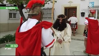 Via crucis viviente en Laujar de Andarax Almería [upl. by Onabru]