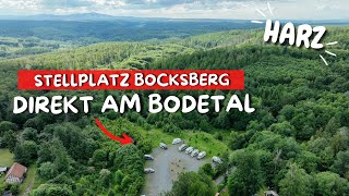 Camping im HARZ ✨Stellplatz Bocksberg Friedrichsbrunn bei Thale am Bodetal [upl. by Repsac]