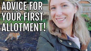 ADVICE FOR YOUR FIRST ALLOTMENT PLOT  ALLOTMENT GARDENING FOR BEGINNERS [upl. by Prebo]