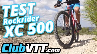 Test Vtt Rockrider XC 500 le meilleur vtt cross country 29 semirigide en aluminium   632 [upl. by Enidan]