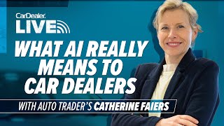 How can AI help car dealers now  Auto Traders Catherine Faiers [upl. by Airekal]