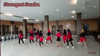 Strongest Samba Line Dance [upl. by Ladnar]