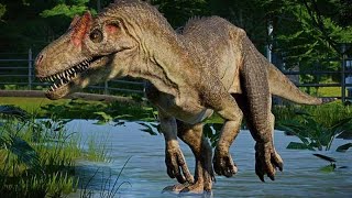 Allosaurus Live in Jurassic World Evolution 2 [upl. by Killian719]