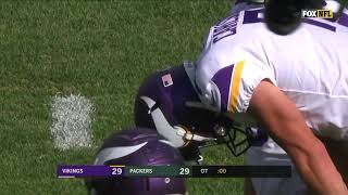 Daniel Carlson is CRUSHED as he Misses Game Winning FG Packers vs Vikings Week 2 [upl. by Giselle]