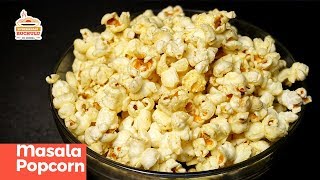 పాప్ కార్న్  Basic Popcorns with Turmeric Flavored and Masala Popcorn Recipe [upl. by Maison487]