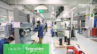 Schneider Electric IT BU BEF Factories  An Inside Look [upl. by Ettenor]