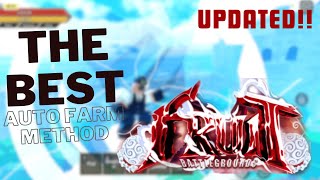 How to auto farm levels in fruit battlegrounds Updated Mobile edition [upl. by Suiddaht]