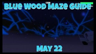 Lumber Tycoon 2 Blue Wood Maze Guide May 22 [upl. by Nivac]